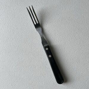 Good Cook Taiwan 3 Tine Granny Fork Stainless Steel Black Handle Kitchen Utensil